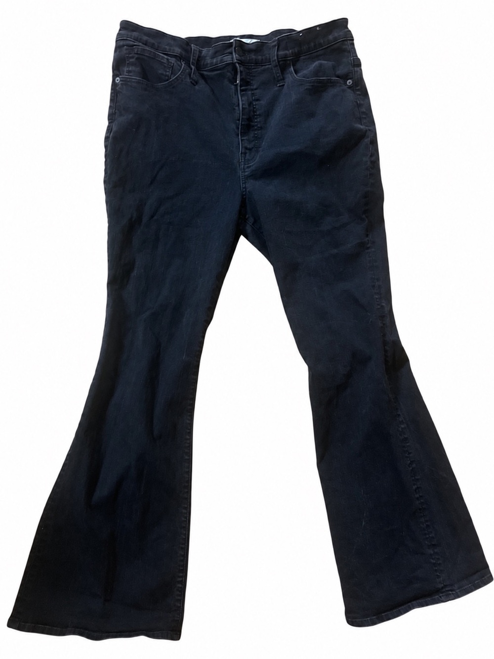 Madewell Skinny Flare Black Jeans Size 33 Y2K